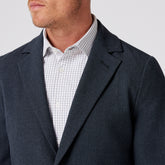 Mizzen + Main Watson Flannel Suit Jacket | Navy Gun Check